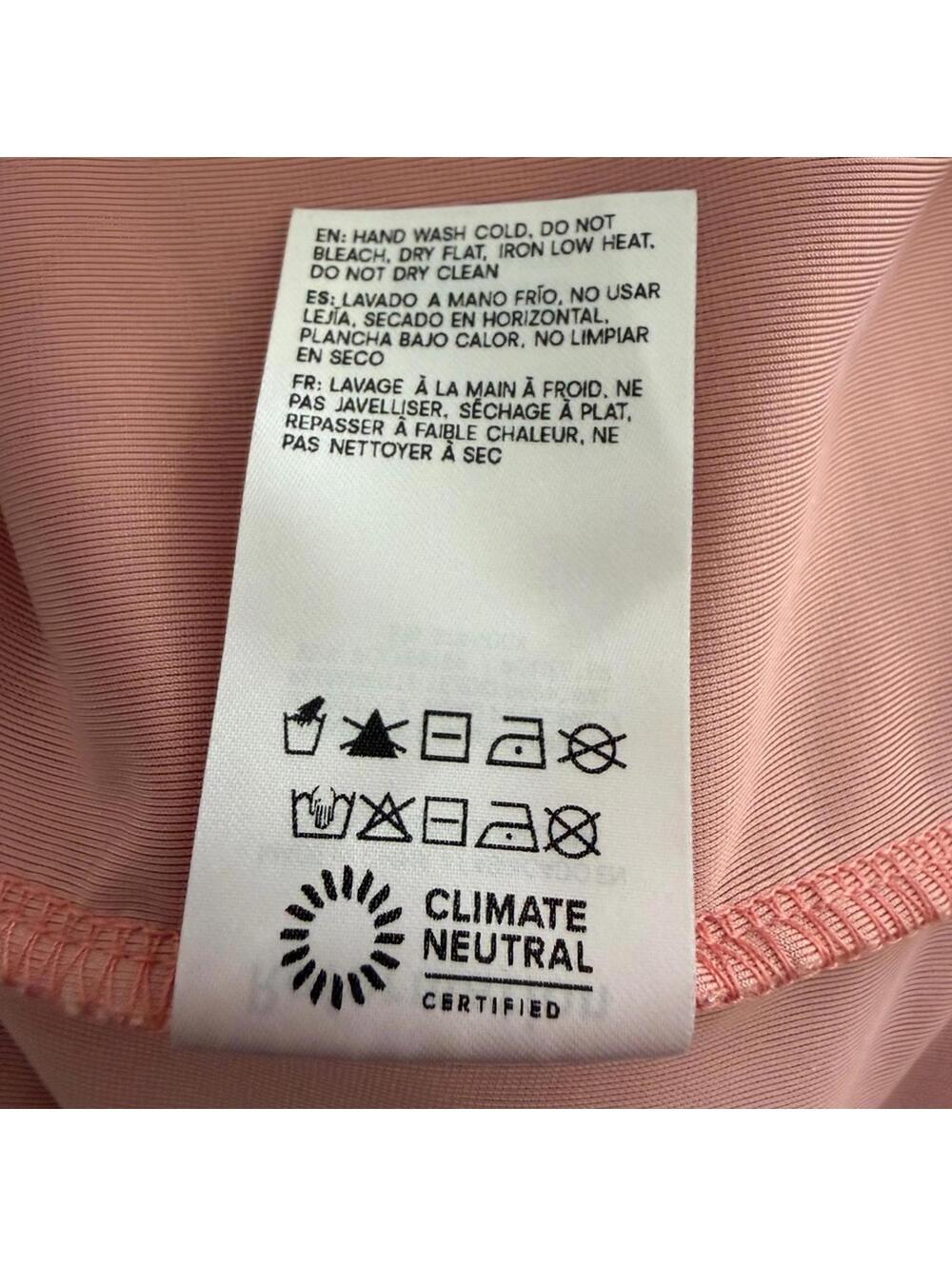 REFORMATION Two-Piece Skirt Top Set Medium "Adalynn" Knit Blush Pink Velvet New - Picture 8 of 9